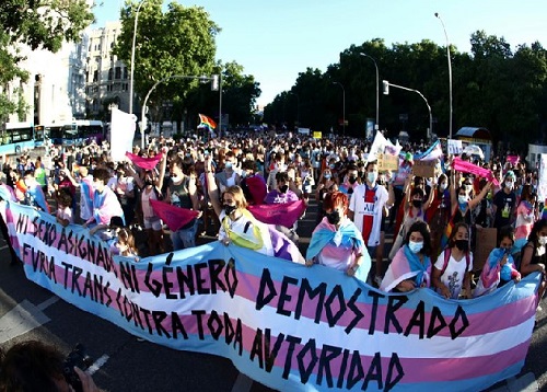 Spain Movement against Gender Self Identification
